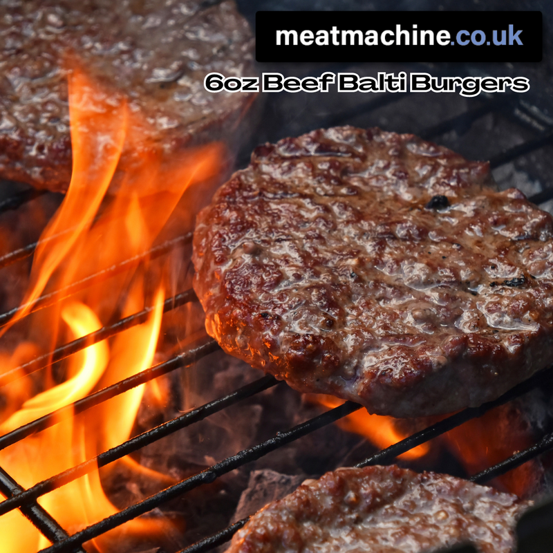 6oz Beef Balti Burgers - Bristol Meat Machine