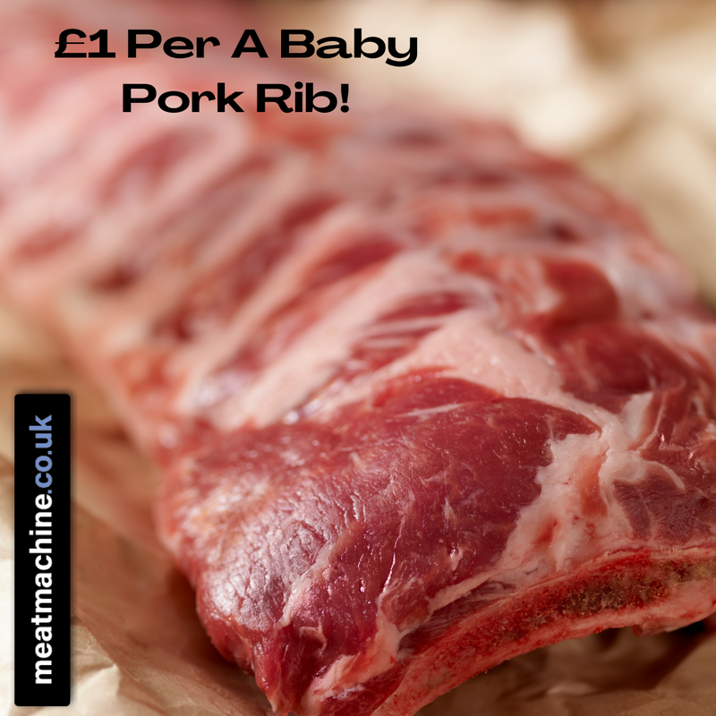 Baby pork ribs - £1 each
