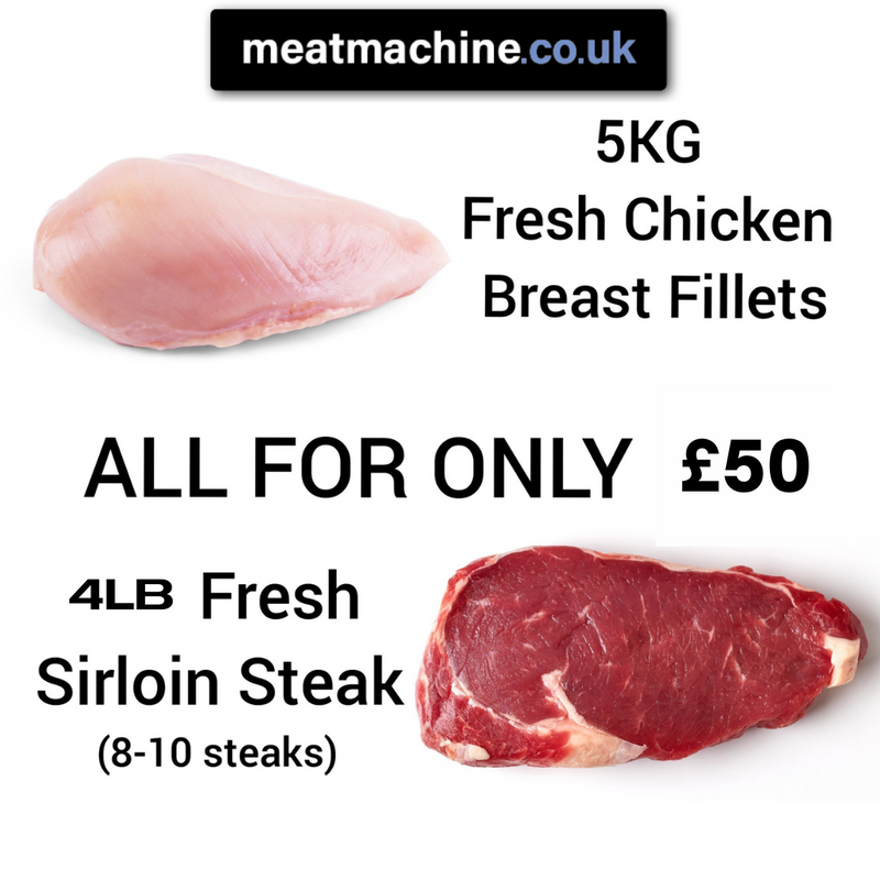 Chicken Breast & Sirloin Steak Deal - Bristol Meat Machine