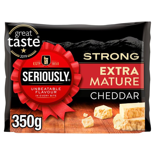 Seriously Strong Extra Mature Cheddar Cheese (350g)
