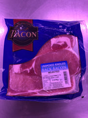 Unsmoked Back Bacon, 2 Kilos