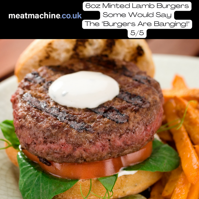 lamb mint burgers - Bristol Meat Machine